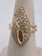 CERTIFIED BRAND NEW 14K YELLOW GOLD DIAMOND RING