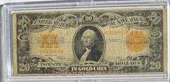 Cased $20 1922 Series US Gold Certificate