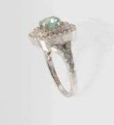 Dazzling 2.75 Ct Emerald Green Fire Moissanite Ring