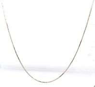 Smooth Feeling 14K WG Snake Style Necklace