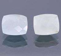 Checkerboard cut! 5.90ct untreated Aquamarine pair