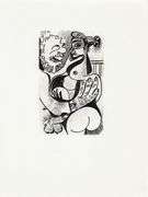 Exclusive Limited Edition Pablo Picasso Lithograph "Le Gout du Bonheur", 1970