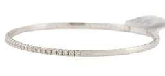 New 0.71ctw Round Diamond Flex Bangle Bracelet in 14K