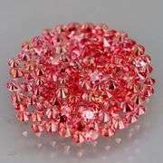 Vibrant color! Diamond cut! 2.45ct cherry pink Sapphire set!