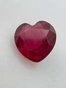 CERTIFIED NATURAL RUBY 2.50 CARAT HEART SHAPE.