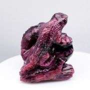 Massive! 370.20ct hand carved Ruby in Zoisite!