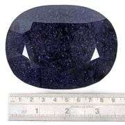 Huge Majestic 3300 Ct Museum Size  Certified Midnight Blue Sapphire