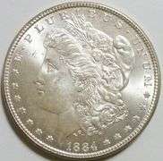 Superb BU 1884P Morgan Silver Dollar-Better Philadelphia Date!