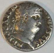 Ultra Scarce Emperor Nero Roman Silver Denarius, 54-68 AD