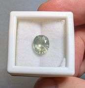 Glittering! Sea green! 2.27ct UNTREATED Tanzanian Sapphire!