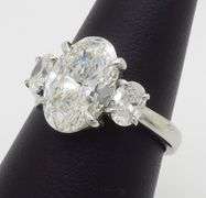 Classic Three Stone Diamond Ring Featuring 3.64CTW of Diamonds