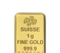 PAMP Suisse 1 Gram Gold Bar