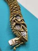 investment! Dragon bracelet !Extremely unique and rare18KT Gold Bejeweled Dragon Bracelet