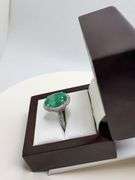 Brilliant 9 ctw Columbian Emerald Statement Ring