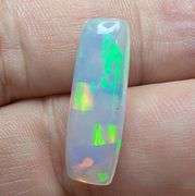 Full fire! 4.37ct rainbow block pattern Ethiopian Opal