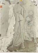 Highly Collectible and Rare Salvador Dali Original Lithograph from the 'Biblia Sacra' Suite