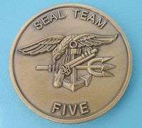 SEAL TEAM 5 CHALLENGE COIN