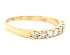 14kt Yellow gold 0.40ctw diamond band