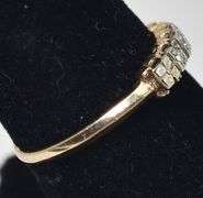 Vintage 14K Yellow Gold Diamond Ring