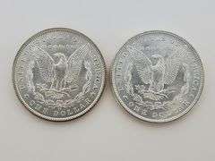 1888 & 1888-O Morgan Silver Dollars, UNC