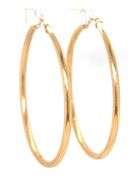 14kt Yellow gold hoop earrings