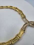 Beautiful Vintage 18KT Gold Diamond Necklace