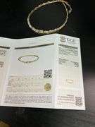 CERTIFIED 14K YELLOW GOLD DIAMOND NECKLACE