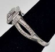 Diamond Ring in Sterling Silver