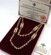 Camrose & Cross Jackie Kennedy State dinner gold tone crystal necklace