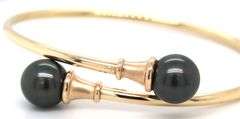Na Hoku Tahitian pearl bypass bangle bracelet