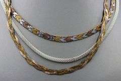 Group lot of 4 Vintage 925 sterling silver necklaces