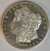 Deep Mirror Cameo Prooflike Near Gem BU 1885-CC Morgan Silver Dollar