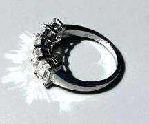 Stunning 5.07 Ct VVs1 White D-E Fire Moissanite Ring