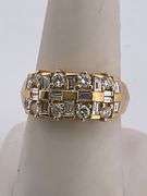 CERTIFIED BRAND NEW 18K YELLOW GOLD DIAMOND BAND / RING
