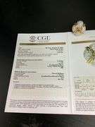 CERTIFIED 18K WHITE AND ROSE GOLD DIAMOND RING