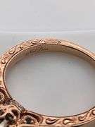 CERTIFIED 14K ROSE GOLD DIAMOND ENGAGMENT RING