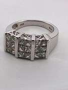 CERTIFIED BRAND NEW 14K WHITE GOLD DIAMOND BAND / RING