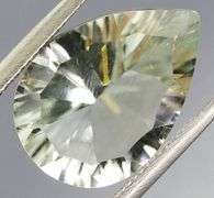 High grade 3.65ct platinum green Amethyst
