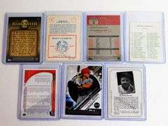 7 Babe Ruth Throwback Baseball Cards