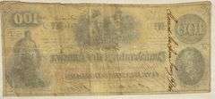$100 1862 Series CSA Note