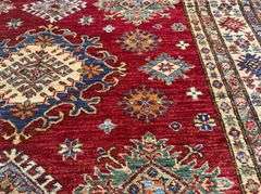 Exquisite Fine Super Kazak Rug 5.1x6.8