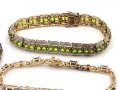 Group lot of 6 Vintage 925 sterling silver bracelets