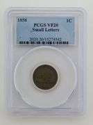 1858 Flying Eagle Cent "Small Letters", PCGS VF20