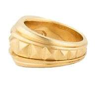 Gents David Yurman Modern Renaissance Pyramid Ring in 18K