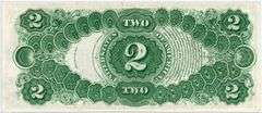 Choice Crisp Uncirculated 1917 Series Large Size $2 Legal Tender Note