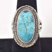 Turquoise Gemstone Ring in Sterling Silver