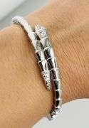 925 Sterling Silver Serpenti Style Snake Bangle