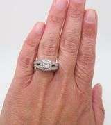 Perfect, Certified Earth Mined Diamond Halo Engagement Ring