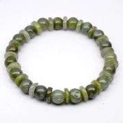 Stunning! 118.63ct natural Jade beaded bracelet
