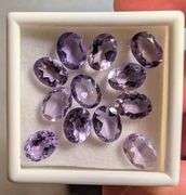 Glittering 12.92ct real Brazilian Amethyst set